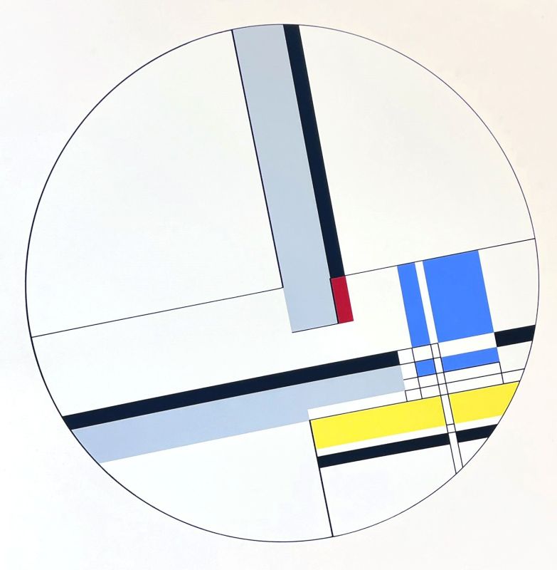 Abstraction spatiotemporelle n°36 (Sérigraphie) - Jean GORIN