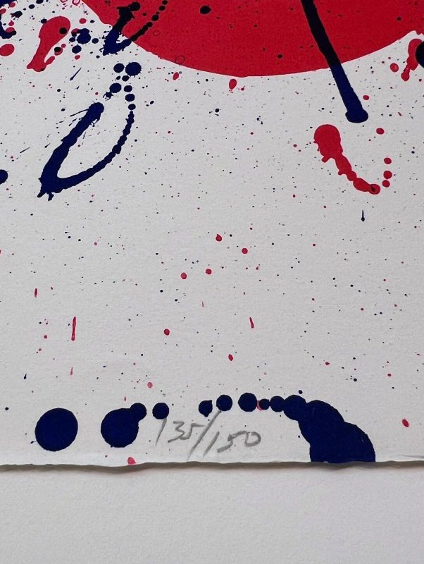 Sans titre (SF 49) (Lithographie) - Sam FRANCIS