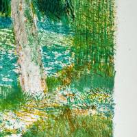 Guy Bardone (1927-2015) // Rivière aux grands arbres (Lithograph) — Artistes Divers — Signature detail