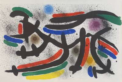 Miro Lithographe I (Farblithographie) - Joan  MIRO