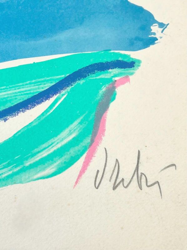 Signe-Paysage (Lithographie) - Olivier DEBRE