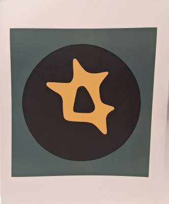 wieder umkreiste Sonnen (Holzschnitt) - Hans ARP