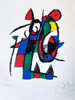 Miro Lithographe II (Planche 3) (Lithographie) - Joan  MIRO