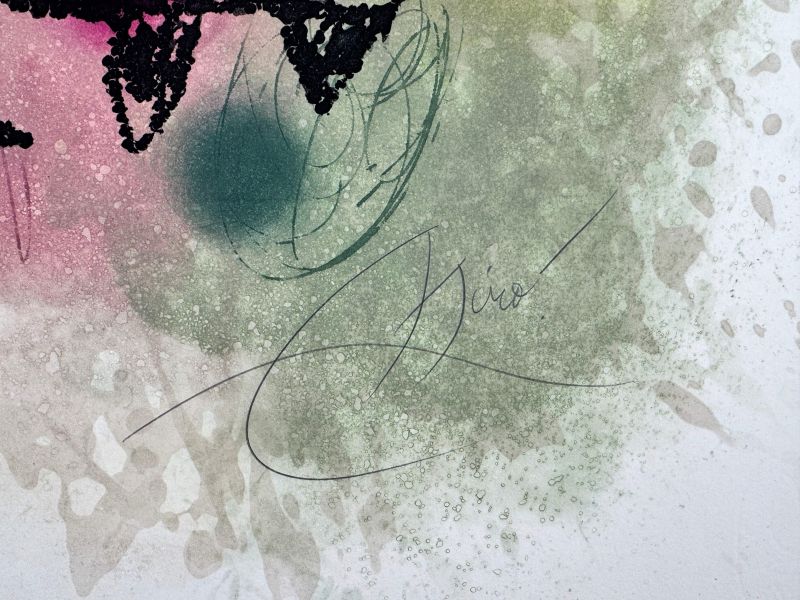 Fourmi Rose (Eau-forte et aquatinte) - Joan  MIRO