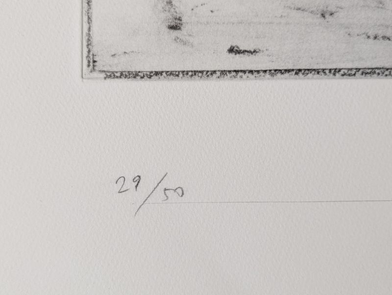 Random Combination of Indeterminate Lines I (Grabado) - Bernar VENET