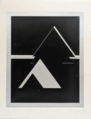Li Jagyong (1943) // Couleur et espace V, version 4 (Serigrafía) -  Artistes Divers