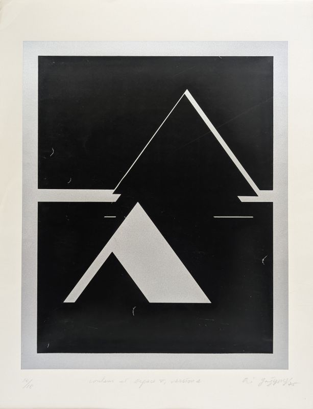 Li Jagyong (1943) // Couleur et espace V, version 4 (Sérigraphie) — Artistes Divers