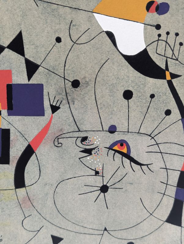 Danseuses acrobates (Constellations) (Pochoir) - Joan  MIRO
