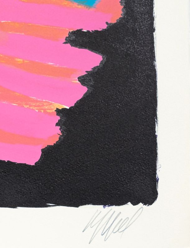 Pink Cat (Lithograph) - Karel APPEL