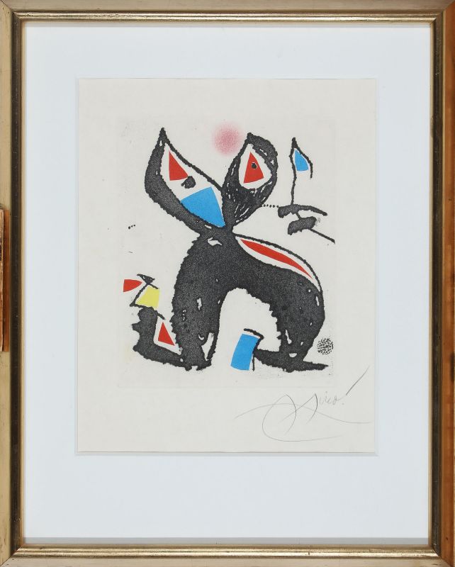 The hammer without a master, plate V (Etching and aquatint) - Joan  MIRO