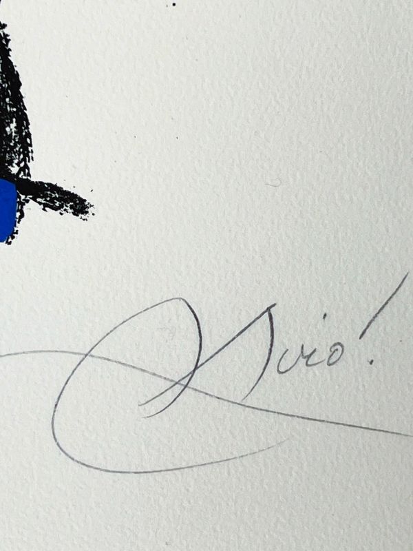Miro Lithographe II (Planche 3) (Lithographie) - Joan  MIRO