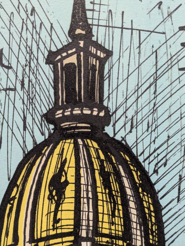 Les Invalides (Litografía) — Bernard BUFFET — Vista de detalle