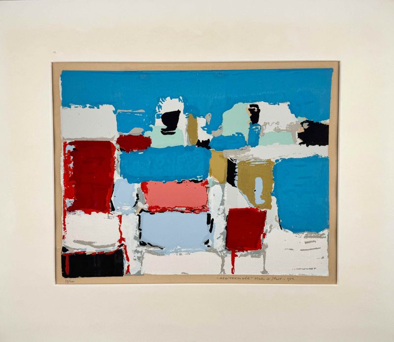 Méditerranée (Schablone) — Nicolas DE STAËL — Ansicht mit Rändern
