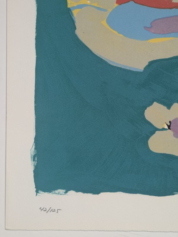 Luminous Cat (Litografía) - Karel APPEL