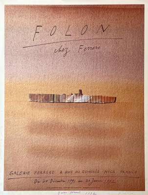 Folon chez Ferrero (Affiche) - Jean-Michel FOLON