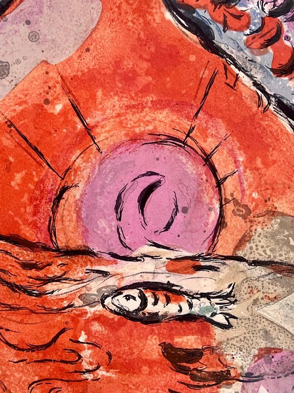 The tribe of Zebulun (Lithograph) - Marc CHAGALL