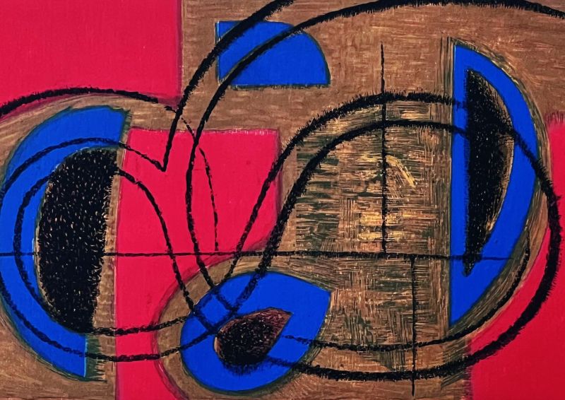 Jean PIAUBERT (1900-2002) // Composition abstraite (Farblithographie) — Artistes Divers