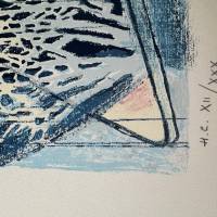 Edouard MacAvoy (1905-1991) // Paris Notre Dame et la Seine (Lithographie) — Artistes Divers — Zoom numérotation