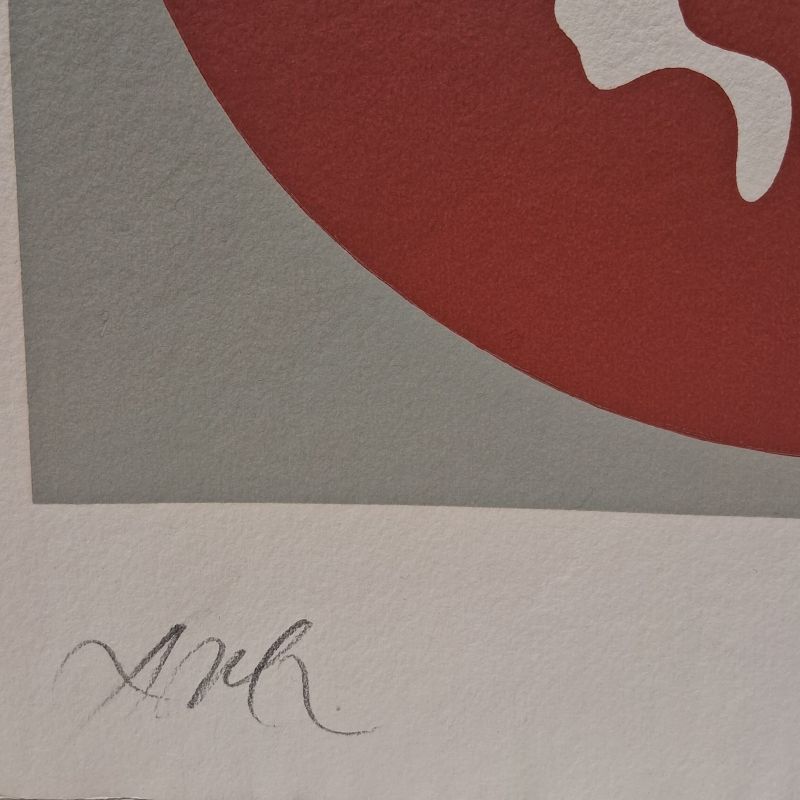 Soleil recerclé (Wood engraving) - Hans ARP