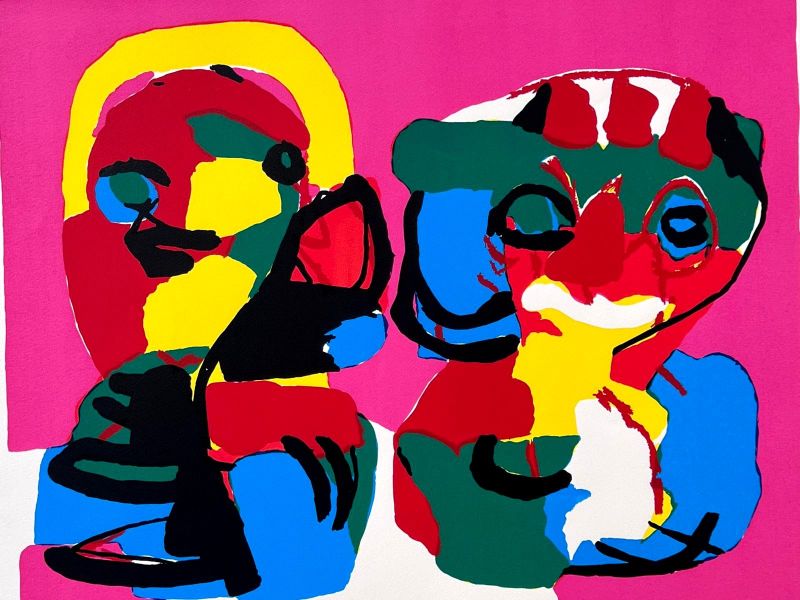In the Spring (Lithograph) - Karel APPEL