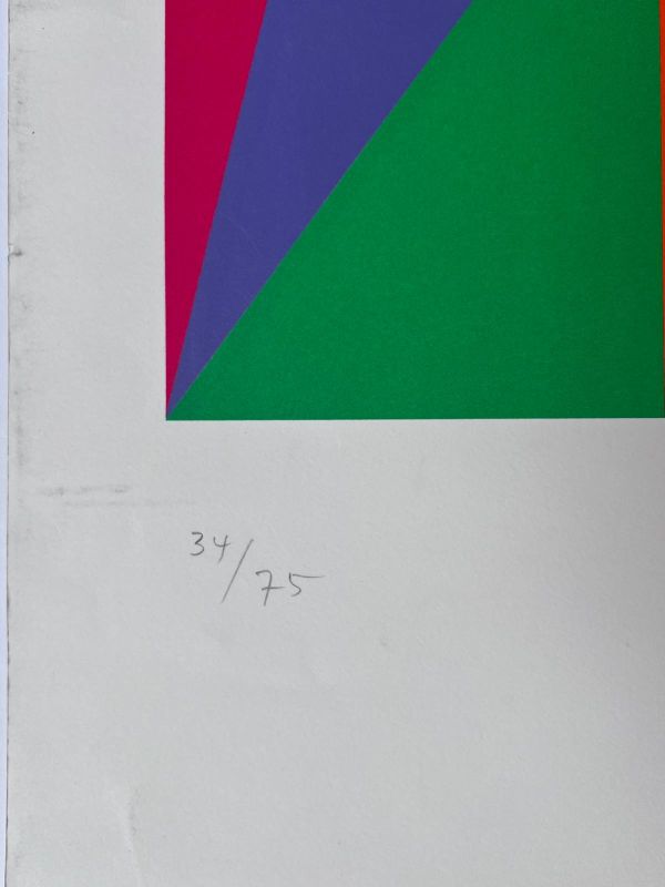 Variación en tres colores (Litografía) - Max BILL