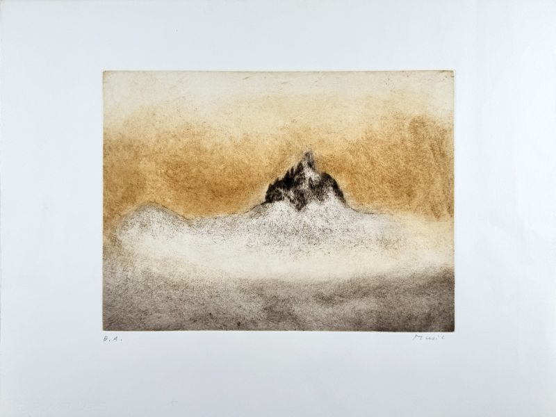 Becco di Mezzodi (Etching and aquatint) — Zoran MUSIC — Front view