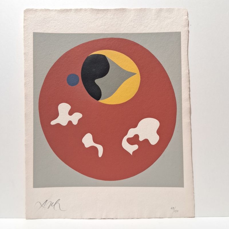 Soleil recerclé (Wood engraving) - Hans ARP