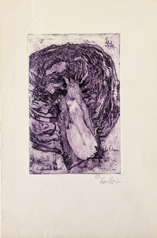 Edmond Guillain (1931) // Le Chou (Gravure) -  Artistes Divers