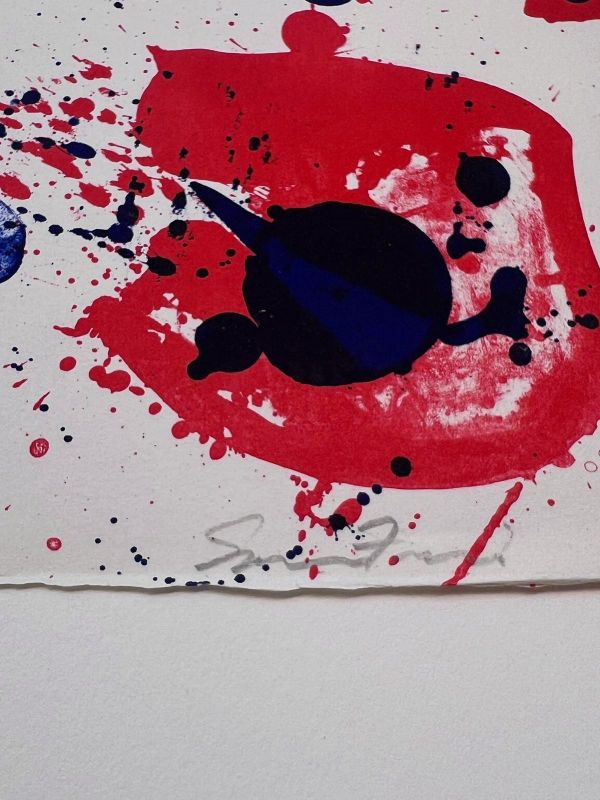 Sans titre (SF 49) (Lithographie) - Sam FRANCIS