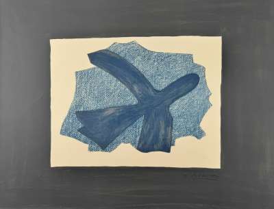 Der Aufbruch (Farblithographie) - Georges BRAQUE