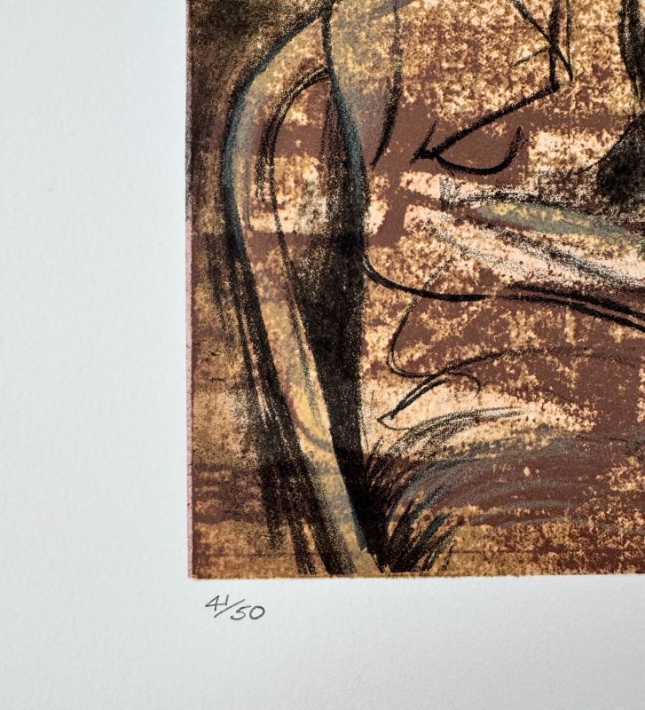 La Visitation (Lithographie) - Henry  MOORE