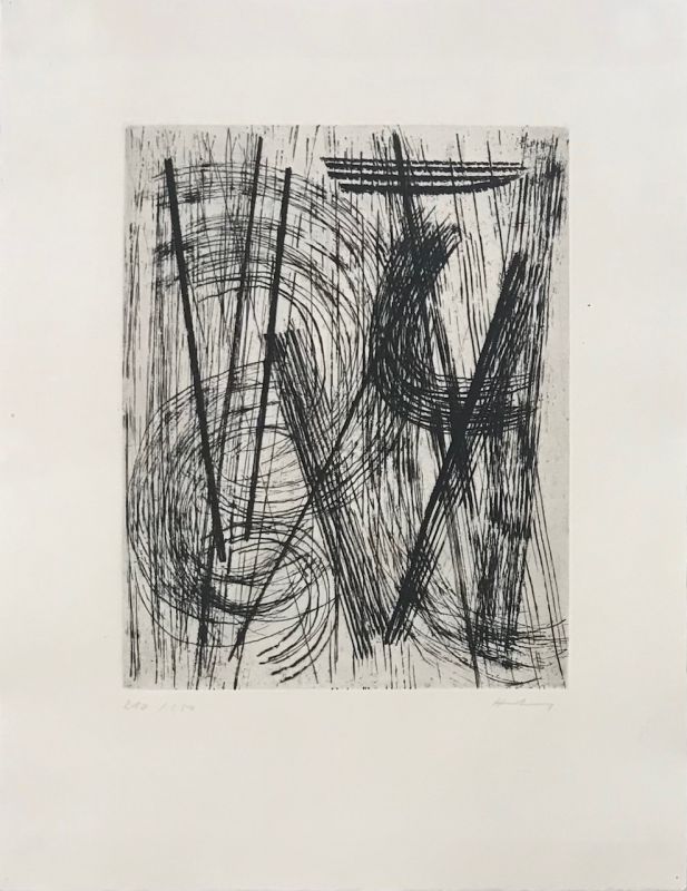 G 15 (Eau-forte et aquatinte) - Hans HARTUNG