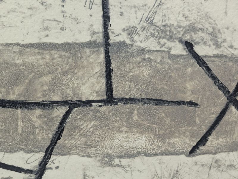 Profil et zone en gris (Stich) — James COIGNARD — Detailansicht