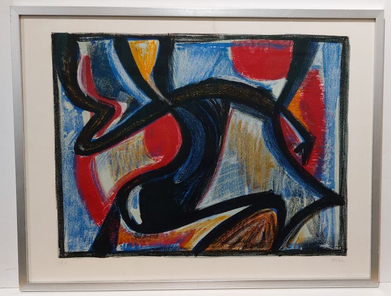 Les Hesp&eacute;rides (Lithograph) - Jean-Michel ATLAN