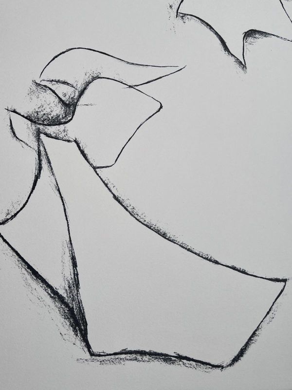 Alicia Penalba (1913-1982) // Champ ail&eacute; (Farblithographie) -  Artistes Divers