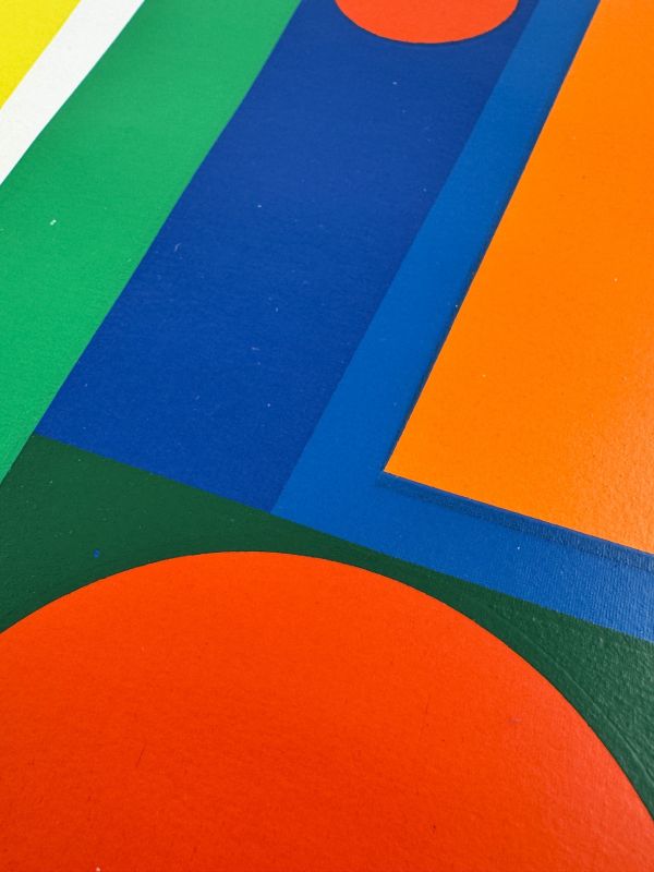Mittag (Siebdruck) — Auguste HERBIN — Detailansicht
