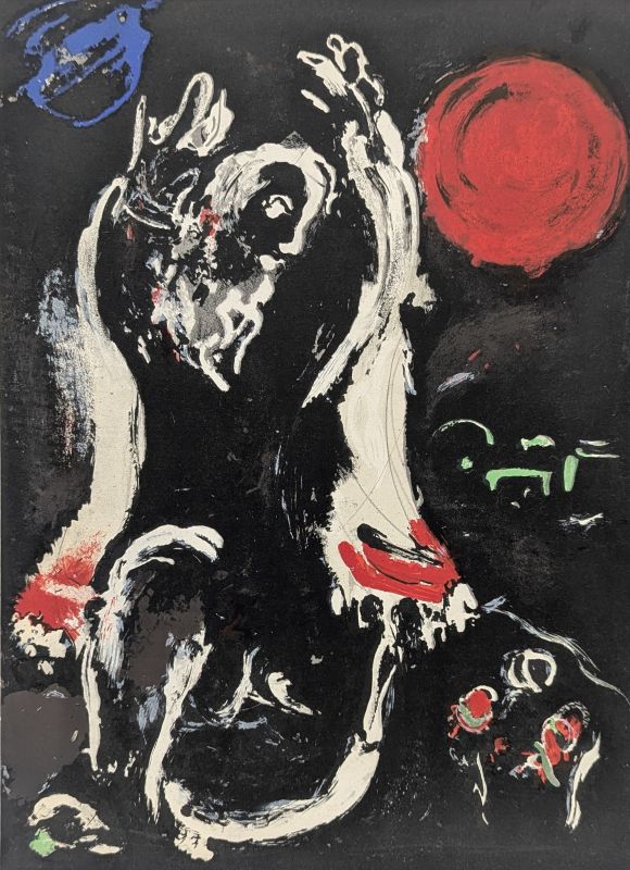 Isa&iuml;e  (Les Proph&egrave;tes) (Lithographie) - Marc CHAGALL
