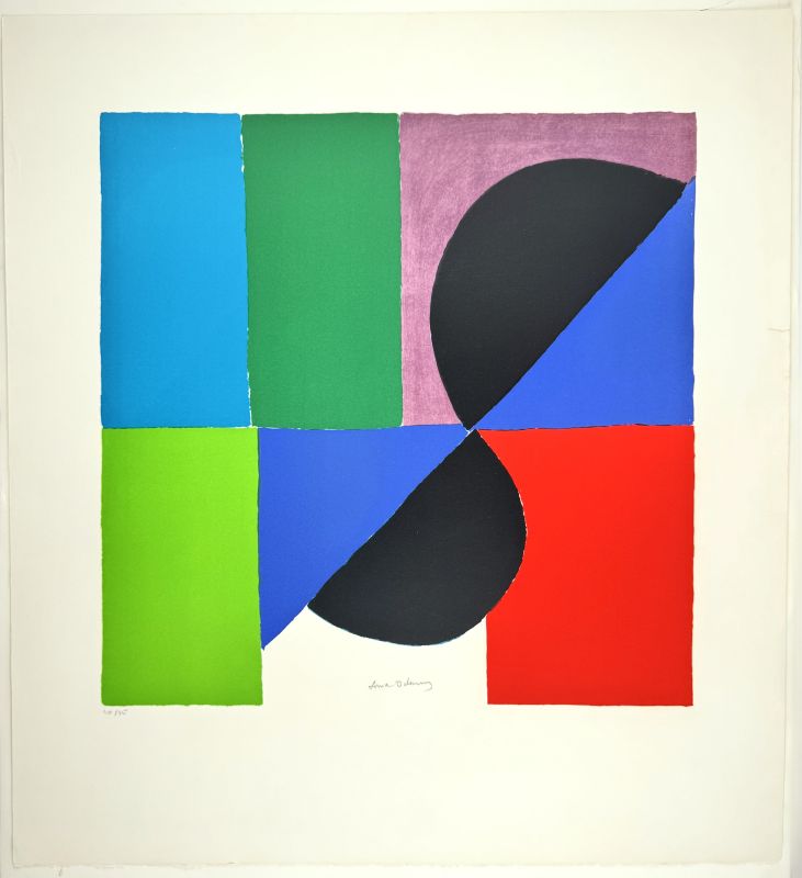 Morgen-Nocturne (Farblithographie) - Sonia DELAUNAY