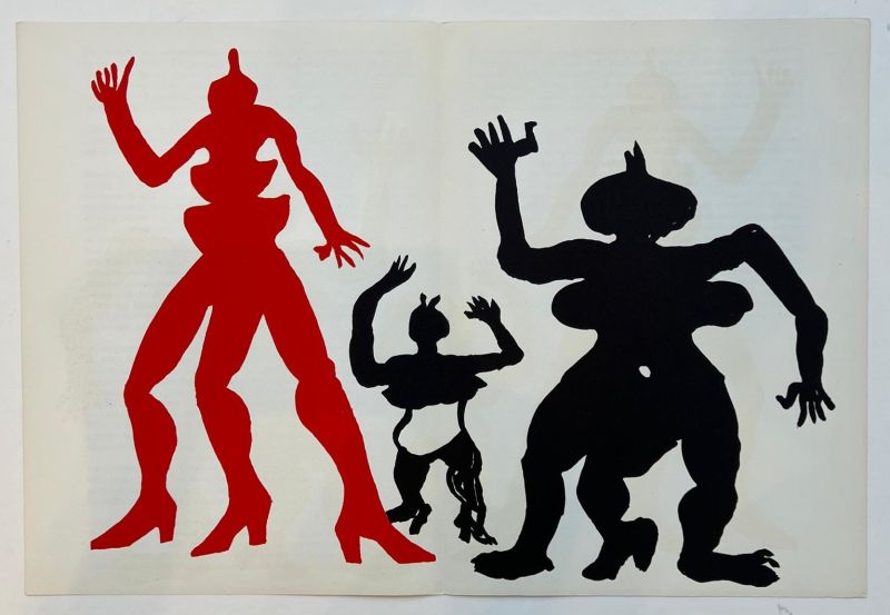 Les folles de Saché (Lithographie) - Alexander CALDER