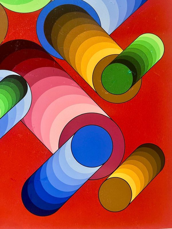 Oslop (Sérigraphie) - Victor  VASARELY