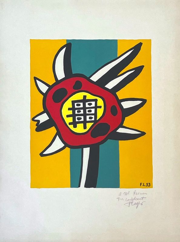 Los Girasoles (Litografía) - Fernand LEGER