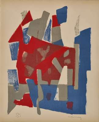 Georges Carrey (1902-1953) // Sans Titre (Lithograph) -  Artistes Divers