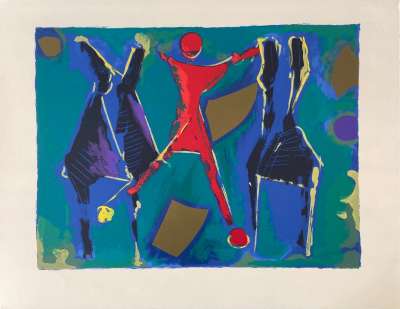 From Color to Form VII (Lithographie) - Marino  MARINI
