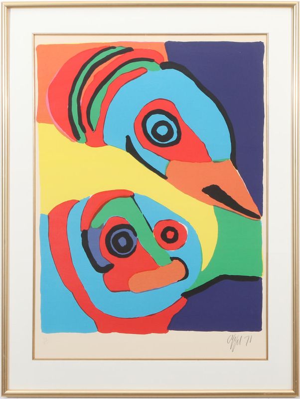 Sans titre (Lithographie) - Karel APPEL