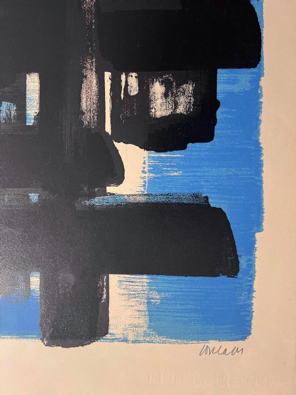 Lithographie n&deg;5 (Lithographie) - Pierre  SOULAGES