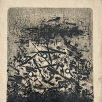 Julius BALTAZAR (1949) // Paysage abstrait (Gravure) — Artistes Divers