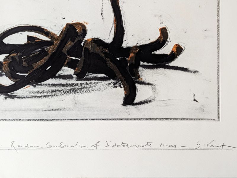 Random Combination of Indeterminate Lines I (Grabado) - Bernar VENET