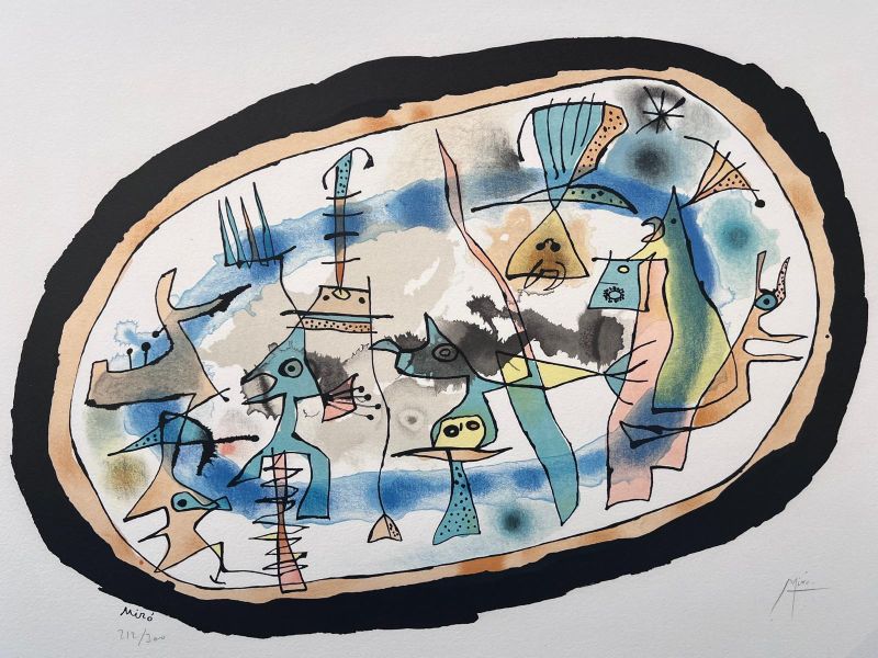 he Birth of the Day (Lithograph) - Joan  MIRO