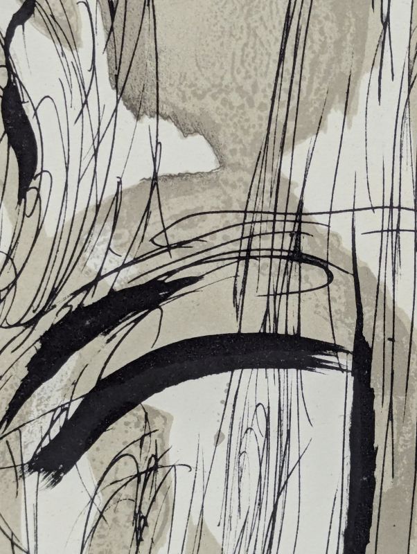 L'Ange &agrave; l'&Eacute;p&eacute;e (Litografía) - Marc CHAGALL