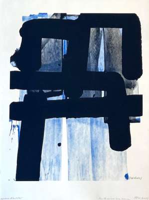 Sérigraphie n°2 (Sérigraphie) - Pierre  SOULAGES